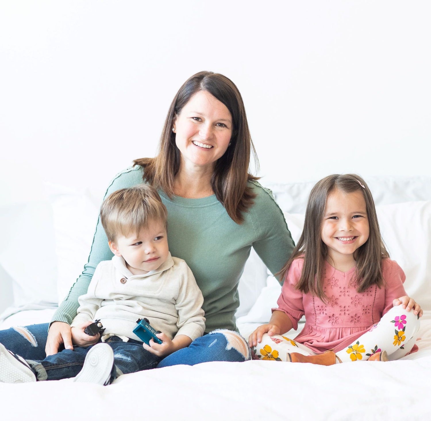 Registered Dietitian, Food Allergy Mom & Creator, Wild Little Berry with her two children