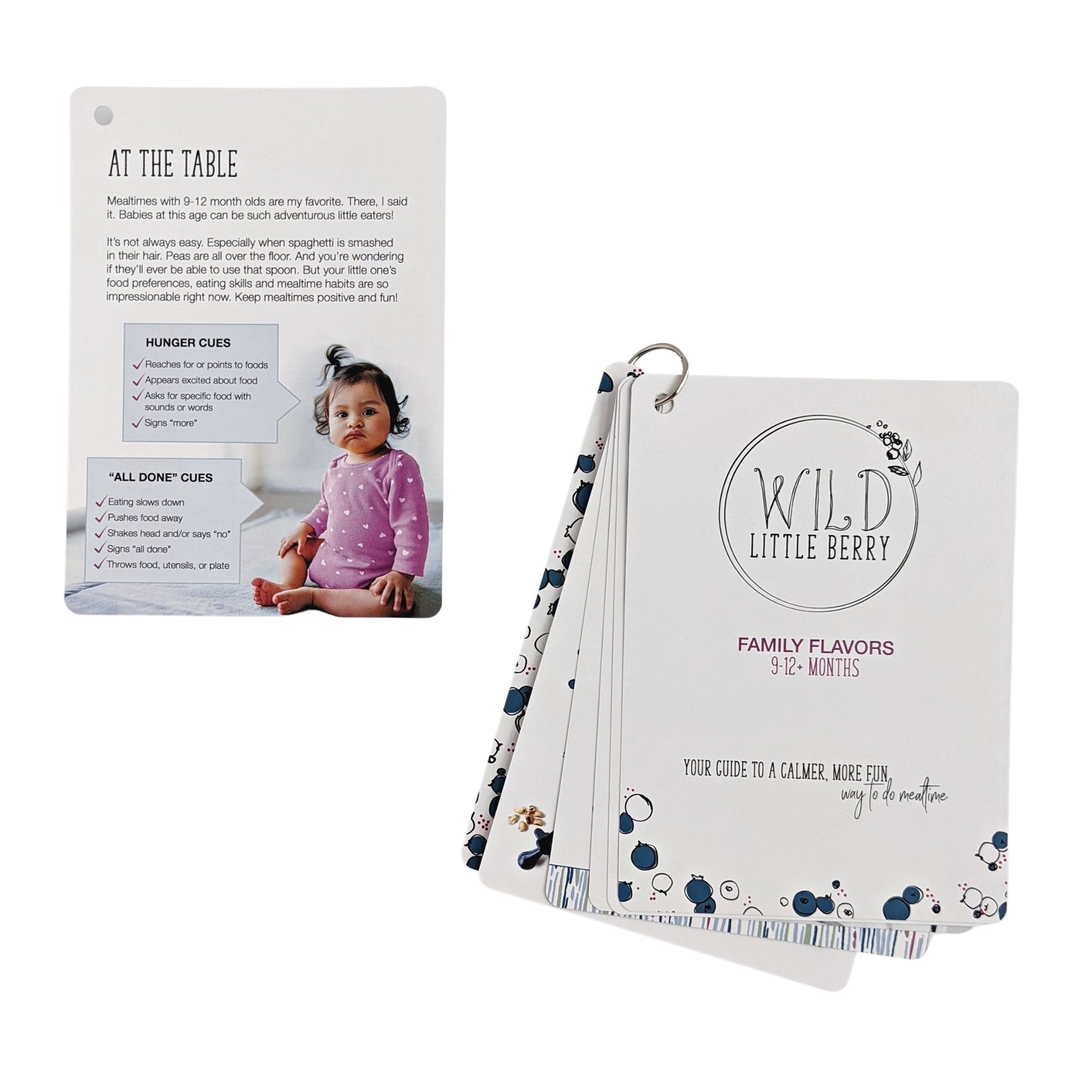 Wild Little Berry Family Flavors Mealtime Kit Guide to calmer, more fun mealtimes with your 9-12 month old baby